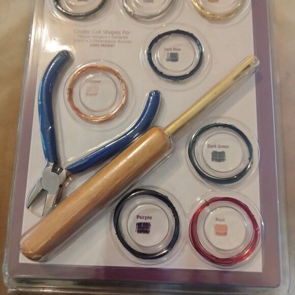 Darice Wire Coiling Kit Craft Starter Kit Tool Cutter - Picture 4 of 11